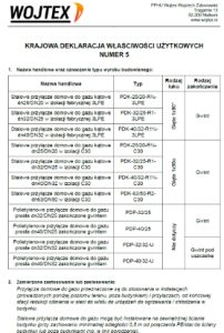 Krajowa deklaracja właściwości użytkowych – miniatura